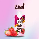 닥터유 프로 단백질 드링크 프로틴 음료 보충제 딸기, 250ml, 4개 : 에이디바이크