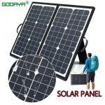 접이식 태양광 패널 키트 휴대용 발전소 발전기 자동차 보트 카라반 캠핑 야외용 1. solar panel : 유라이프몰38호점