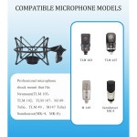 TLM 103 쇼크 마운트 SUUNTOKS 블랙의 M147 콘덴서 마이크 호환 1 Bla Com ible with AT : 스위트포테이토9