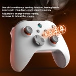 G6 무선 블루투스 게임 컨트롤러 진동 바디 센세이션 스위치 안드 IOS/PC 컨트롤러용 연속 헤어 백 버튼 : 모라봐