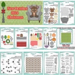 크리스마스 굴뚝 선물 카드 순록 금속 절단 투명 스탬프 스텐실 스크랩북 장식 1. H4254-stamps : 알오디피58호점