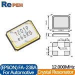 5PCS/FA-238A 12MHz 13.081MHz 13.56mMHz 자동차용 EPSON 3225 4P 크리스탈 공진기 발진기 12.000MHz FA238A : 그챗13