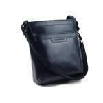 SD a5 NAVY J4210 [조야] 숄더백 맨즈 가죽 비스듬히 매달려 가방 레더 세로형 패스너 첨부 캐주얼 : ARNAGE