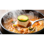 된장 찌개 한식 호박 두부 청국장 구수한 코리아 소울 K 푸드 식당 음식 파르텔 벽지 시트지 롤스크린 : 으뜸데코