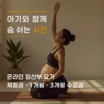 루트인 요가 임산부 수업 수강권 초보 온라인 줌 요가 임신 임산부 산전 육아 홈트 운동 : 루트인요가