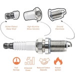 Harthub RC12YC 스파크 플러그는 Kohler 12 132 02, 12 132 02-S, 25 132 12-S용 49 1055S 49 1055T 72347GS 72347 : 하입셀렉