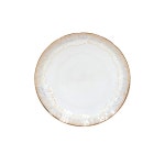 카사피나 세라믹 석기 11인치 디너 플레이트 - 화이트 골드 컬렉션 손으로 타오르미나 Taormina White Modern : 블랙라벨1