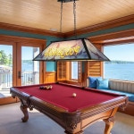 오비히블로 4-라이트 풀 테이블 조명기구, 43인치 조명, 아일랜드 테이블, 게임룸용 : 메가세일코리아