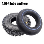 4.10-4 공압 타이어 외부 4.103.50-4 ATV 쿼드 고 카트 용 내부 튜브 47cc Chunky Fit 모든 모델 4 4 인치 : 바이셀세븐티에이트