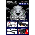 ZETA 레이싱 ZX-25R /SE, ZX-4R /SE /RR, NINJA650, Z650 /RS, Z900, VERSY650 파일럿 레버 세트, 블랙, 접이식, 고강도 알루미늄 : 다누릴