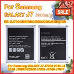 3000mAh 새 EB-BJ700CBE EB-BJ700BBC 배터리 삼성 호환 갤럭시 J7 2015 J4 2018 J7000 J7009 J7008 J701F J700F NFC 없음 : 올트레이드3