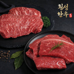 소담채가 횡성한우 1++ 정육조리용 1kg/1.5kg 구성 불고기 국거리 장조림 : 소담채가