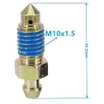DSNADUO 스피드 블리더 밸브 더스트 캡이 있는 퀵 M10X1 5 35 5MM H9406 4 13908 12702 105407 639580 4개 : 티엔몰A