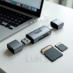 C타입 USB A타입 양쪽단자 SD카드리더 멀티리더기 메모리 노트북 사진전송 : 붐스토어