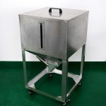 사각 호퍼 깔때기 소분기 사료 밸브 튜브 500KG 농장 1 25kg 랙볼 보관함 25KG : 무푸5