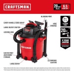 CRAFTSMAN CMXEVBE17596 76 1L 20갤런 6 5 더스트 습식 듀티 1 12갤런 6.0 피크 HP : 공간채움12