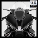 호환 BMW S1000RR RR 2025 오토바이 미러 수정 된 바람 날개 가능한 회전 알루미늄 대한 새로운 적합 : 딜리맥스