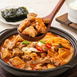 [광명맛집2-3인분]깜짝 놀랄 중량 돼지반근 얼큰 돼지김치찌개 풀세트 짜글이 : 해와바다