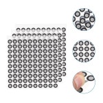 uxcell 1500pcs 3D 스캐너 마커 6mm 추적 점 참조 포인트 타겟 및 광학 위한 확산 반사 : -영원무역-