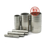 양방향 SS304 스테인레스 스틸 파이프 피팅을 통한 6mm 바브 : 화봉상사