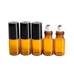 PYAWI L 앰버 유리 롤러 병 50개 오프너 여행용 퍼 향수 1개 스틸 스테 3ml : 공간채움12