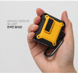 다올 에어팟프로3세대 CASE 에어팟3 세대 잠금 에어팟 1,2세대 케이스, 옐로우 : 다올랜드