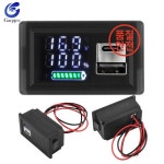 ZFX-3079 LED 디지털 전압계 USB Type-C 듀얼 인터페이스 산성 배터리 리튬 전원 표시기 테스터 DC9-24V : 화봉산업