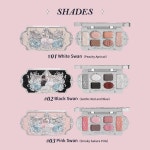 플라워 노즈 스완 발레 시리즈 6색 메이크업 팔레트 섬세한 매트 글로우 쉬머 : 하루코퍼레이션24
