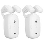 2PCS 자동 커튼 오프너 음성 제어 기능이 있는 스마트 커튼 홈 장치 앱 리모컨 타이머 : 픽스트라이크