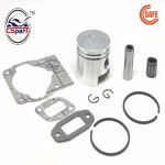44MM 52CC 실린더 어셈블리 피스톤 키트 링 핀 클립 리빌드 트리머 부품 1E44F-5 BG520 ZYLINDER : 넘버원종합상사