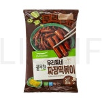 풀무원 즉석떡볶이 우리동네 떡볶이 짜장 2인분 330g 1개 : Super Fresh
