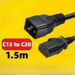 1.8m IEC 320 C13 - C20 PDU UPS Blk용 공급 연장 코드 어댑터 : 온새온샵