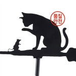 AS94-Weathervane 실루엣 정원 장식 풍향 표시기 야외 마당 농장에 적합 : 화봉산업
