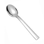 포르테사 스틸 18/10 스테인리스 플랫웨어 티/커피 스푼, 12개 세트 Dessert/Oval Soup Spoon : 자성더함