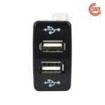 CELLVIE | toyota 호환 Hilux VIGOCoasterCorolla exYarisReiz 용 자동차 5V 2.1A USB 인터페이스 소켓 충전기 오디오 입력 사용 : 올리브상사