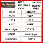Lishi 2 in 1 키 리더 B106, CY24, DAT12R, DW04R, DWO5, FO38, CH1, 포드 2017, GM37, : bomsoul