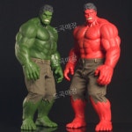 마블 어벤져스 헐크 관절 피규어 굿즈 인형 장난감 빅사이즈 42cm HULK US 팀 4 레드 헐크 42cm + 주먹 : 도곡매장