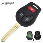 Jingyuqin 3/4 버튼 315 mhz 원격 자동차 키 닛산 호환 열쇠가없는 항목 46 칩 fob 송신기 cwtwb1u751 1788d-wb1u751 H0561-C993A... 