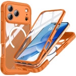 새로운 컬러의 자석 충격 방지 및 투명 폰 케이스 - 17/17 맥스 호환 : 칠링판다
