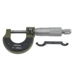 1상자 고정밀 0-25mm 외경 마이크로미터 0.01mm 미터법 나선형 캘리퍼스 도구 : 오렌딧