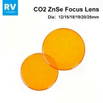 RV CO2 ZNSE 포커스 직경 12MM 18MM 19 05MM 20MM 초점거리 38 50 63 76 101 6MM 조각 절단기용 : 네리온