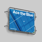 Ace the Blue [에이스 더 블루 - 테니스 인테리어 포스터 A4/A3] : 바인더 BINDER