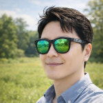 가젤 편광 해든 G1603 오버사이즈 밀러 선글라스 : 살림엔조이