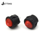 라운드 보트 로커 스위치 미니 소형 2 핀 ON-OFF 직경 16mm 3A 250V 10 개 : 나이로