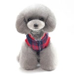 바버 강아지 자켓 DOG 코튼 코트 BARBOUR 애견의류 퀼티드 체크무늬 타탄 퀼팅 붉은색 붉은색 S : 신흥유통a3