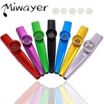 Miwayer Kazoo 악기 5개 플루트 필름 포함 7가지 색상 사용  기타 우쿨렐레 바이올린 피아노를  좋은 동반자 : 지편선