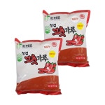 신비로 매콤한 떡뽁이 식자재 빨간 반찬 고춧가루 청결 매운맛 특 요리용 1kg 2개 : 미미스토어S