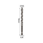모드 S0685-6 카바이드 십자 드릴비트 4날비트 타일 콘크리트 건습식 10x116MM : 아리랑툴스