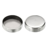 IKIL 파이프 엔드 45MM 1인치 스테인리스 피팅 원형 튜브 304 스틸 1PCS 45mm ODx42mm IDx11mm L : 바른길가게