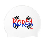제이커스 실리콘 수모 수영모자 태극 화이트 JPI3WH195C : 웨이브몰